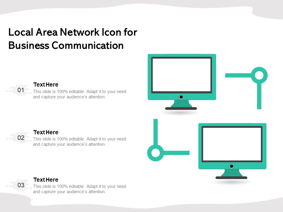Local Area Network Icon For Business Communication Ppt PowerPoint Presentation File Ideas PDF