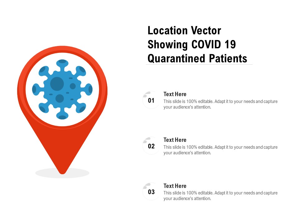 Location Vector Showing COVID 19 Quarantined Patients Ppt PowerPoint Presentation File Ideas PDF