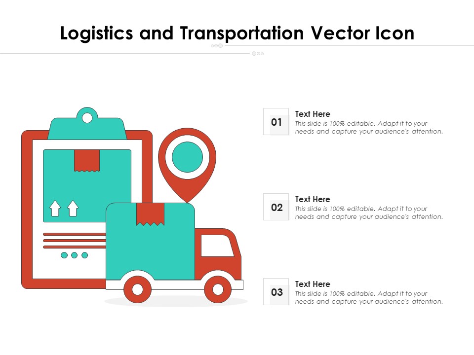 Logistics And Transportation Vector Icon Ppt PowerPoint Presentation File Model PDF