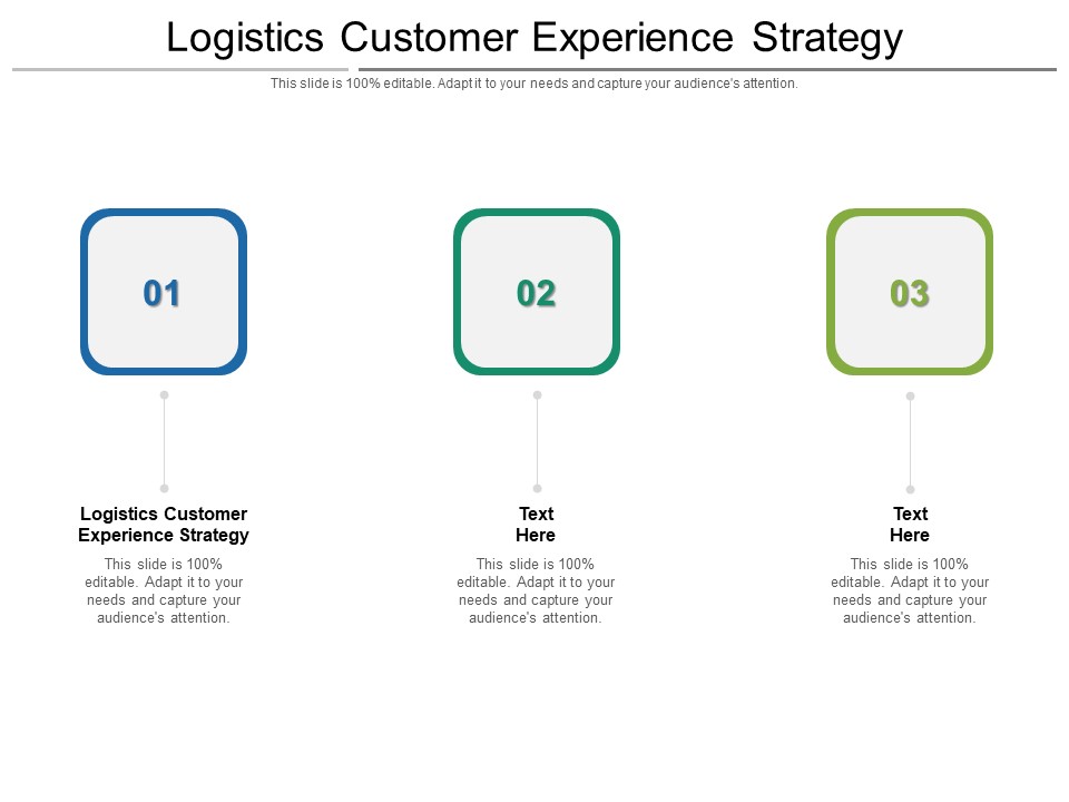 Logistics Customer Experience Strategy Ppt PowerPoint Presentation Gallery Ideas Cpb Pdf