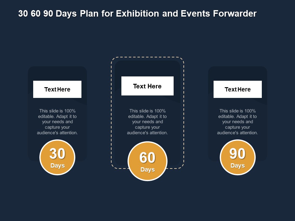 Logistics Events 30 60 90 Days Plan For Exhibition And Events Forwarder Ppt Inspiration Layout PDF