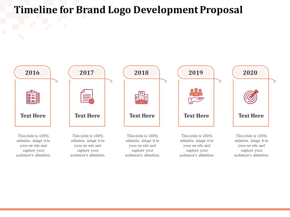 Logo Design Timeline For Brand Logo Development Proposal Ppt Ideas PDF