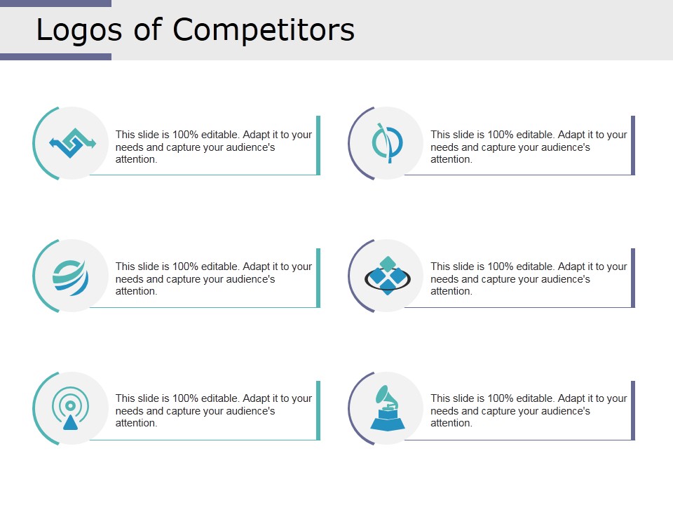 Logos Of Competitors Ppt PowerPoint Presentation Model Deck