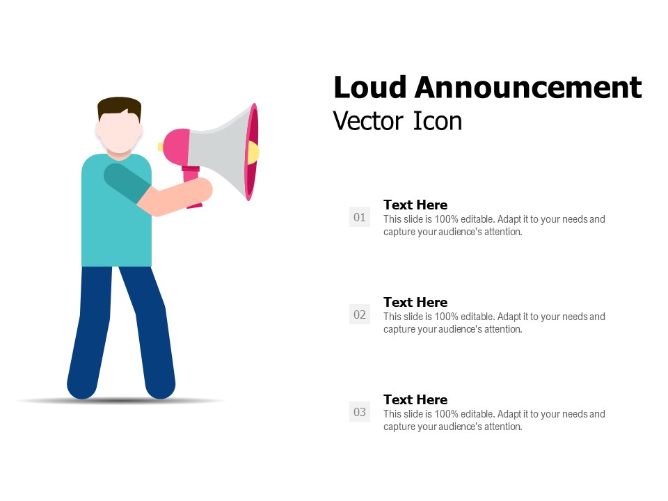Loud Announcement Vector Icon Ppt PowerPoint Presentation Inspiration Graphics