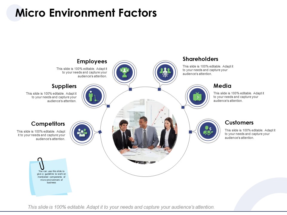 Macro And Micro Marketing Planning And Strategies Micro Environment Factors Ideas PDF