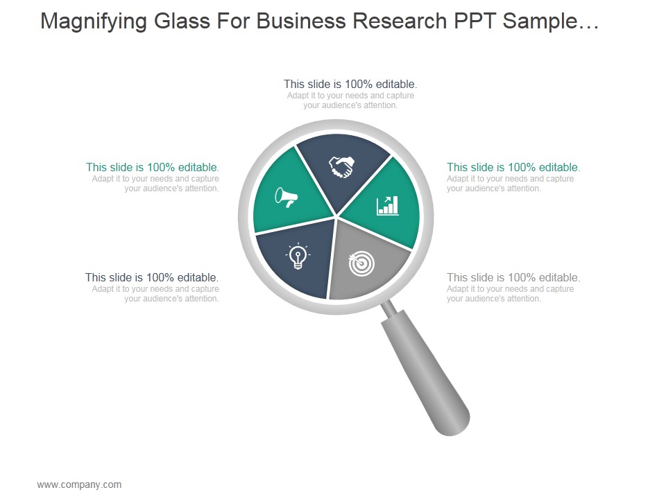 Magnifying Glass For Business Research Ppt PowerPoint Presentation Topics