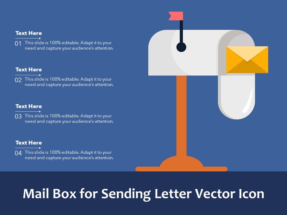 Mail Box For Sending Letter Vector Icon Ppt PowerPoint Presentation Outline Backgrounds PDF
