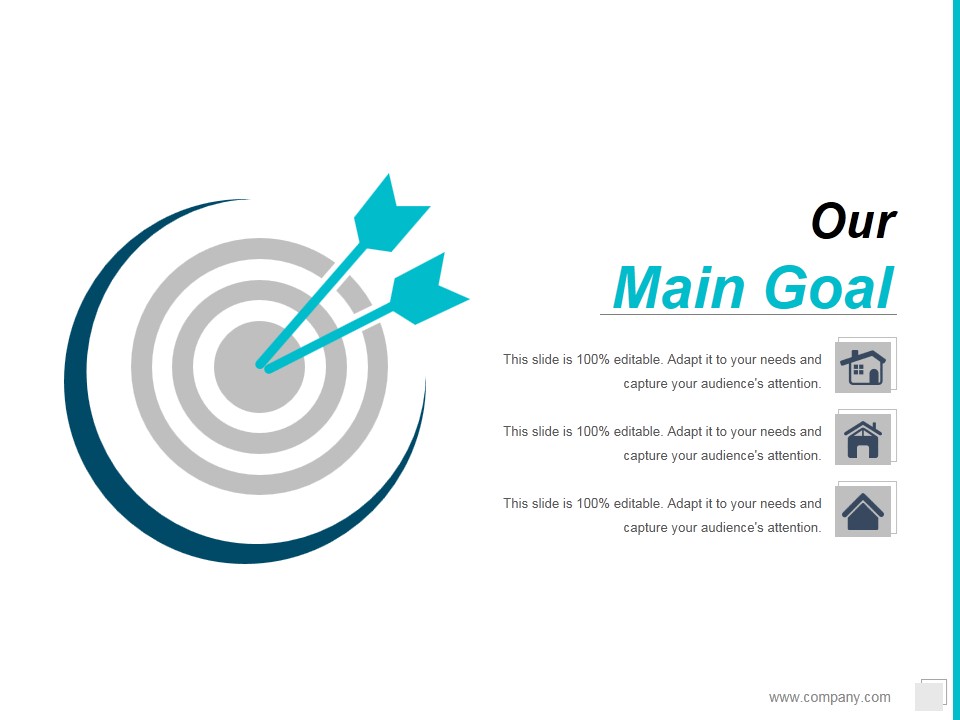 Main Goal Ppt PowerPoint Presentation Ideas Deck