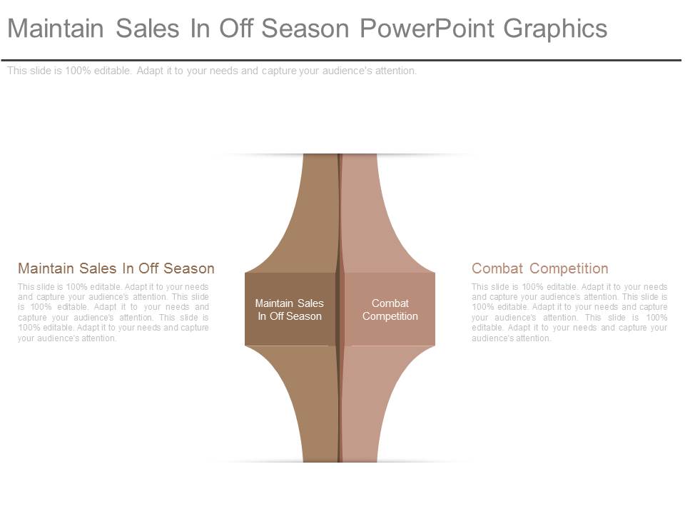 Maintain Sales In Off Season Powerpoint Graphics