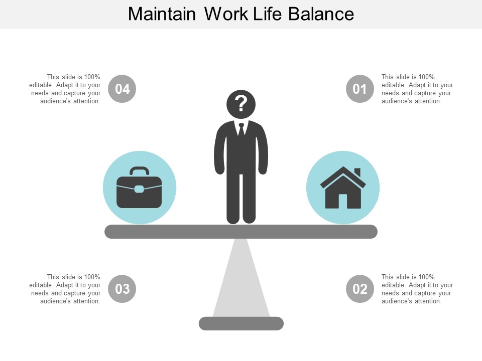 Maintain Work Life Balance Ppt Powerpoint Presentation Show Format Ideas