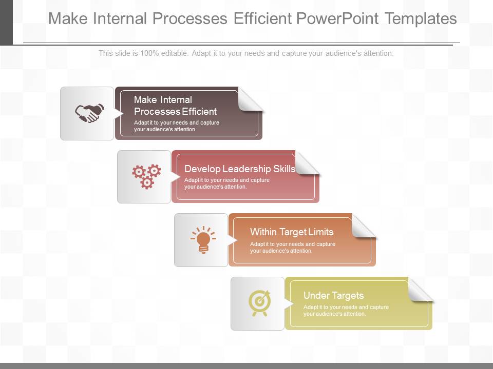 Make Internal Processes Efficient Powerpoint Templates