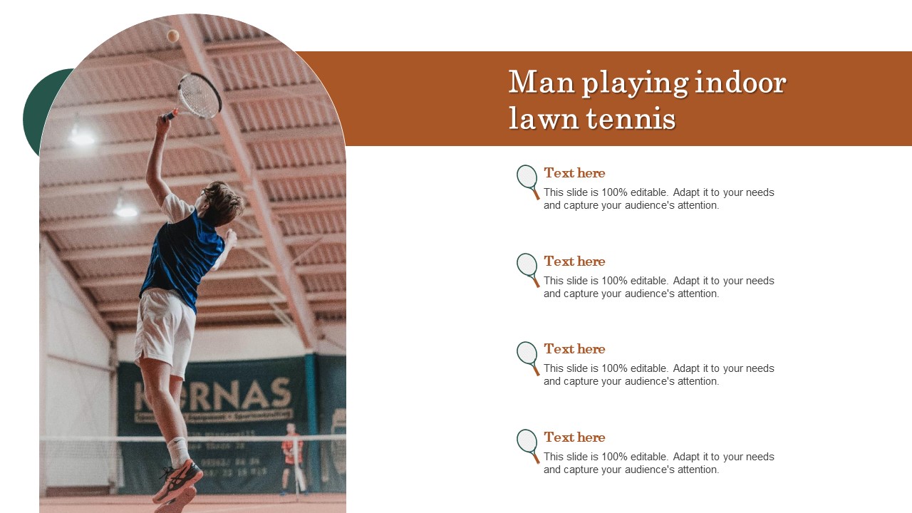 Man Playing Indoor Lawn Tennis Diagrams PDF