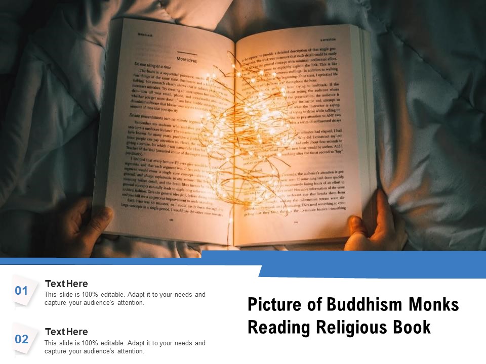 Man Reading Book In String Lights Ppt PowerPoint Presentation Pictures Slides PDF