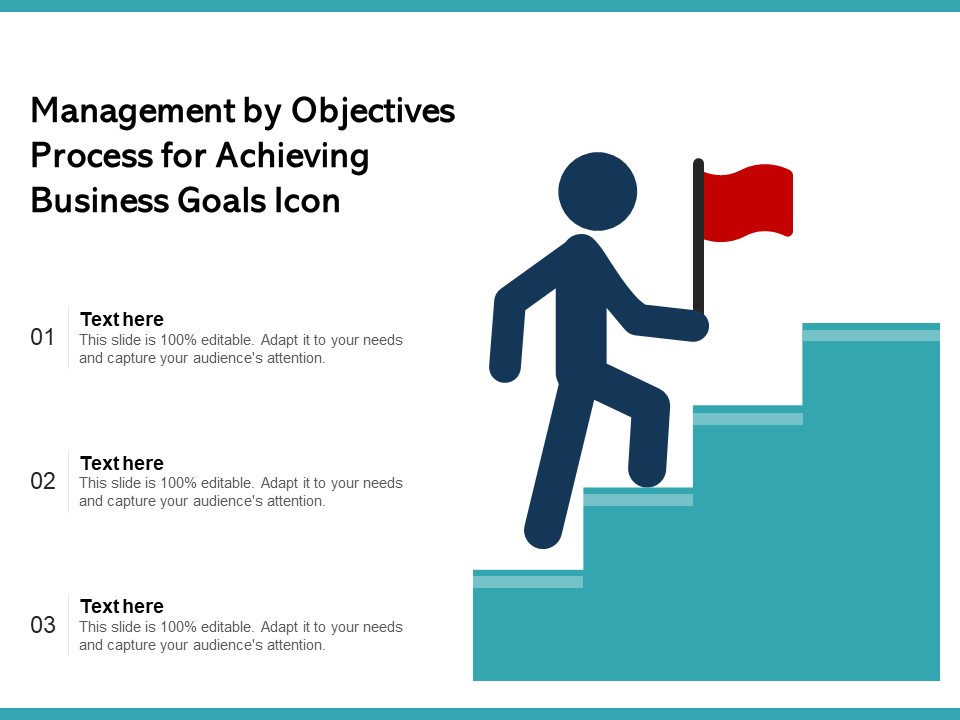 Management By Objectives Process For Achieving Business Goals Icon Ppt PowerPoint Presentation Gallery Background Designs PDF