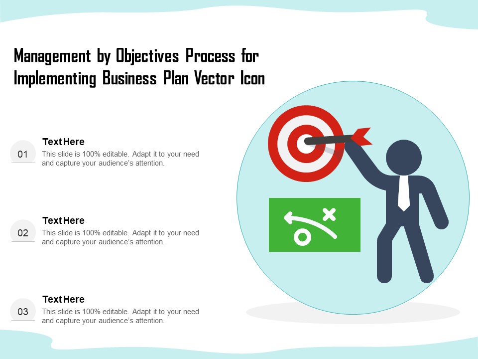 Management By Objectives Process For Implementing Business Plan Vector Icon Ppt PowerPoint Presentation Layouts Visuals PDF