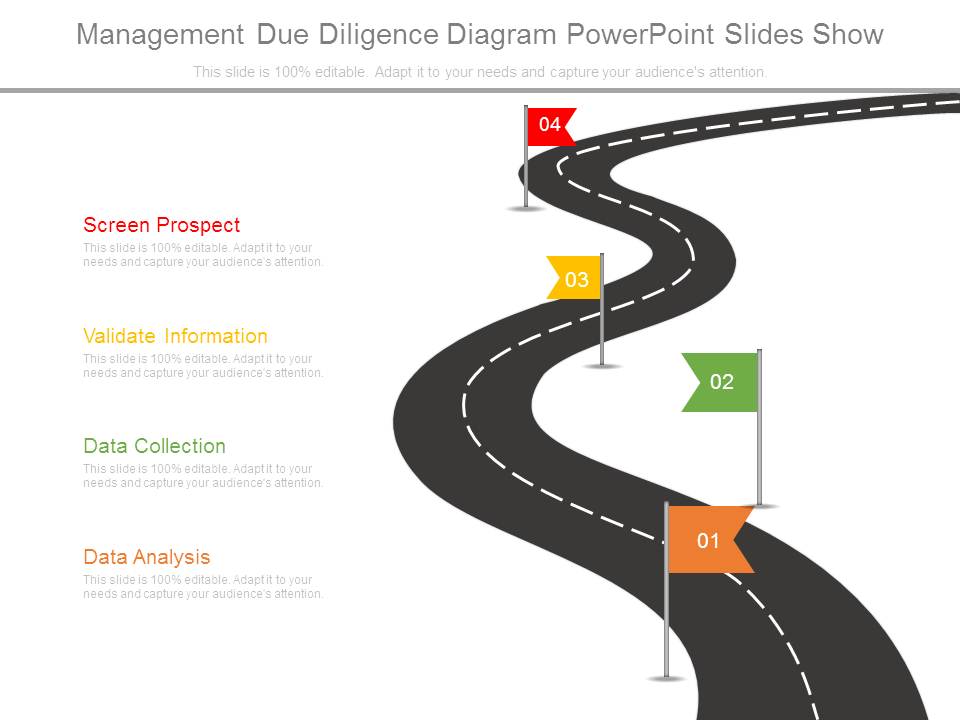 Management Due Diligence Diagram Powerpoint Slides Show