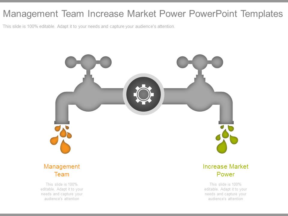 Management Team Increase Market Power Powerpoint Templates