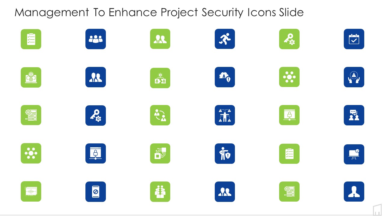 Management To Enhance Project Security Icons Slide Ppt Layout PDF
