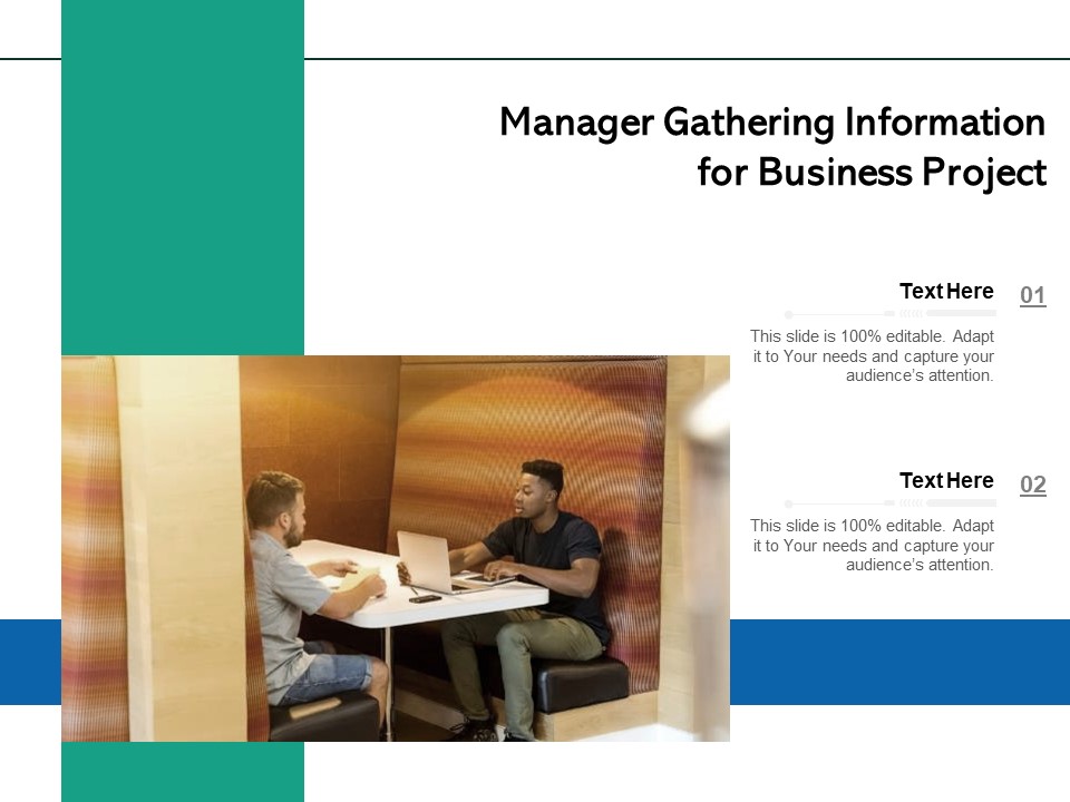 Manager Gathering Information For Business Project Ppt PowerPoint Presentation File Graphics Pictures PDF
