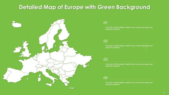 Map Of Europe Highlighting Landmark Ppt PowerPoint Presentation Complete Deck With Slides