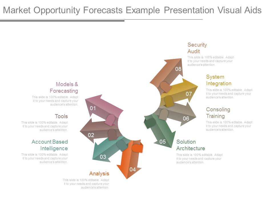 Market Opportunity Forecasts Example Presentation Visual Aids