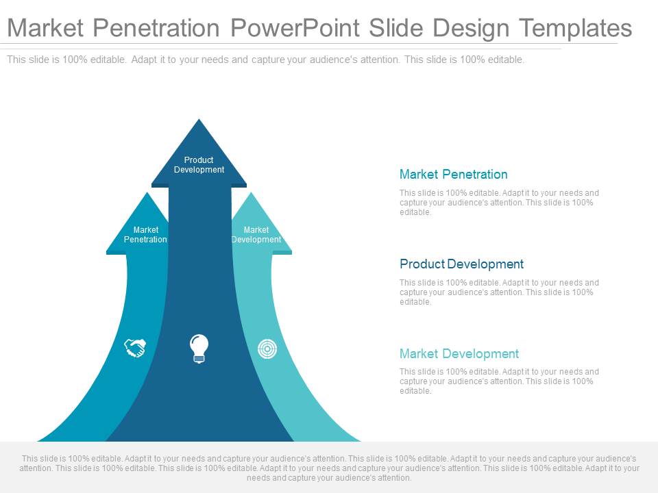 Market Penetration Powerpoint Slide Design Templates