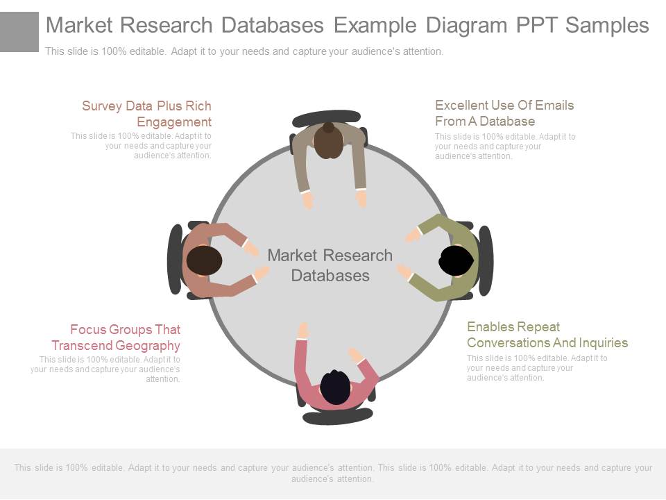 Market Research Databases Example Diagram Ppt Samples