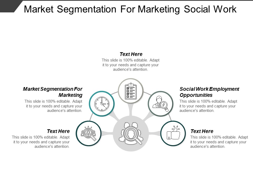 Market Segmentation For Marketing Social Work Employment Opportunities Ppt PowerPoint Presentation Outline Example