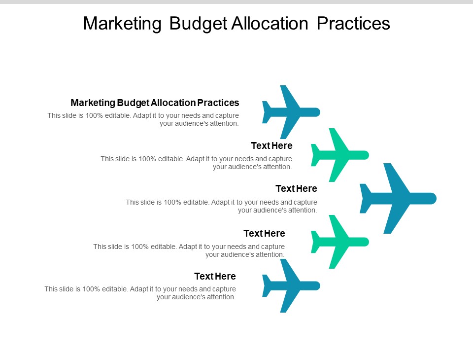 Marketing Budget Allocation Practices Ppt PowerPoint Presentation Outline Smartart Cpb