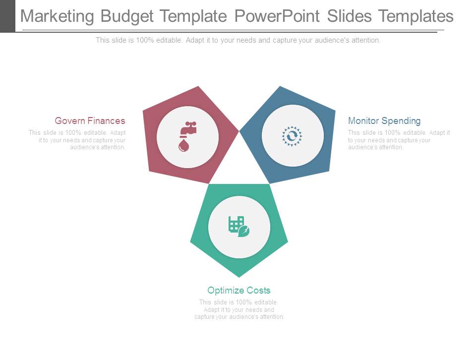 Marketing Budget Template Powerpoint Slides Templates