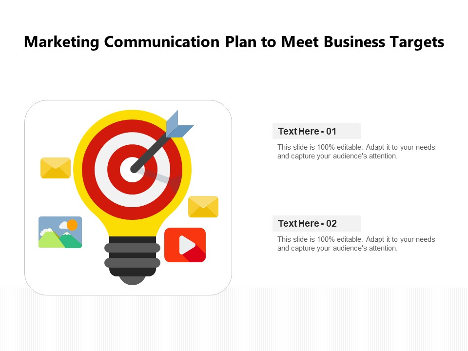 Marketing Communication Plan To Meet Business Targets Ppt PowerPoint Presentation Icon Professional PDF