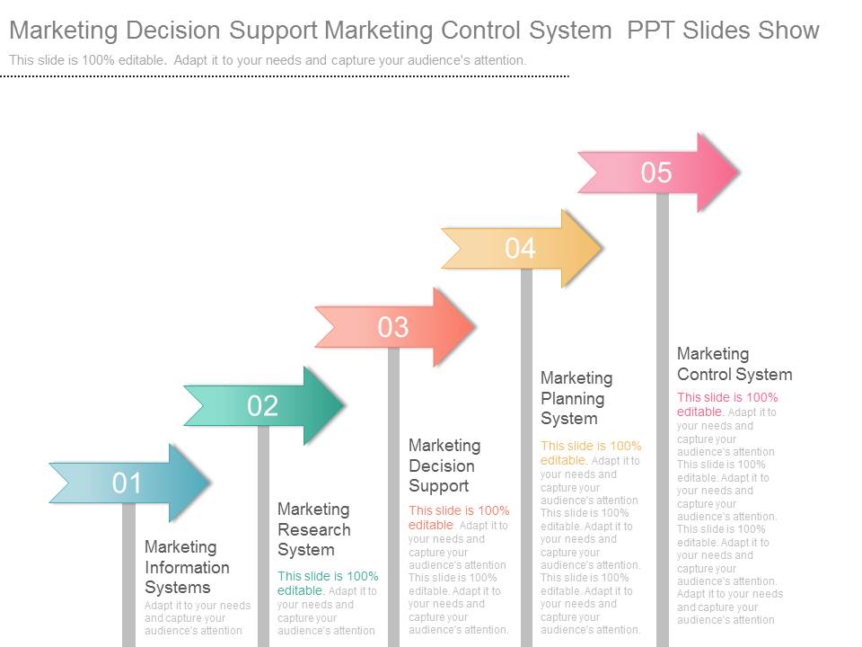 Marketing Decision Support Marketing Control System Ppt Slides Show