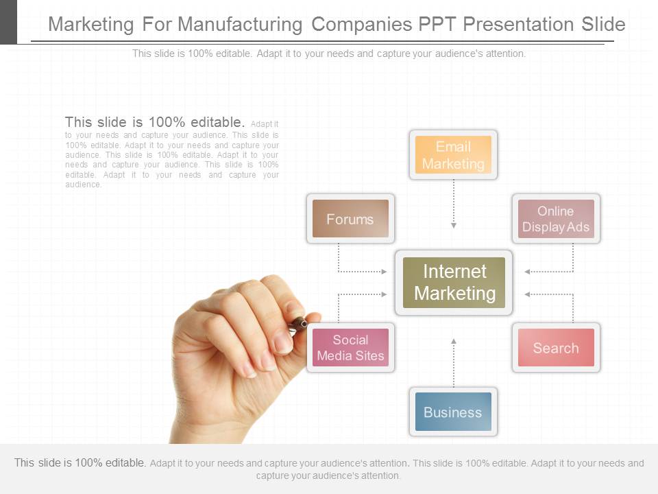 Marketing For Manufacturing Companies Ppt Presentation Slide
