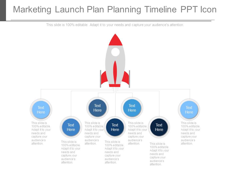 Marketing Launch Plan Planning Timeline Ppt Icon