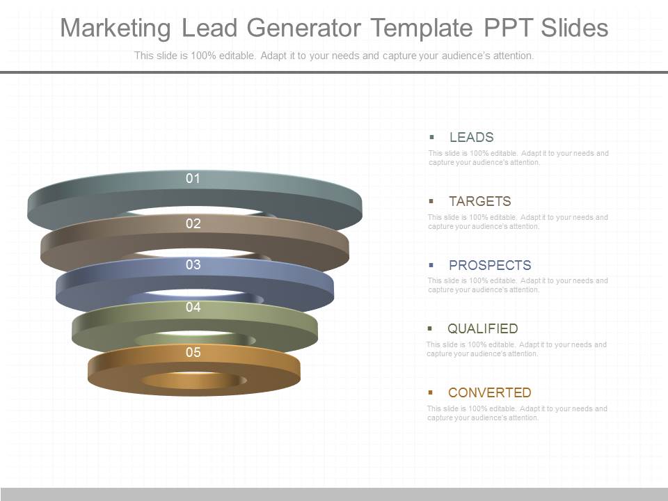 Marketing Lead Generator Template Ppt Slides