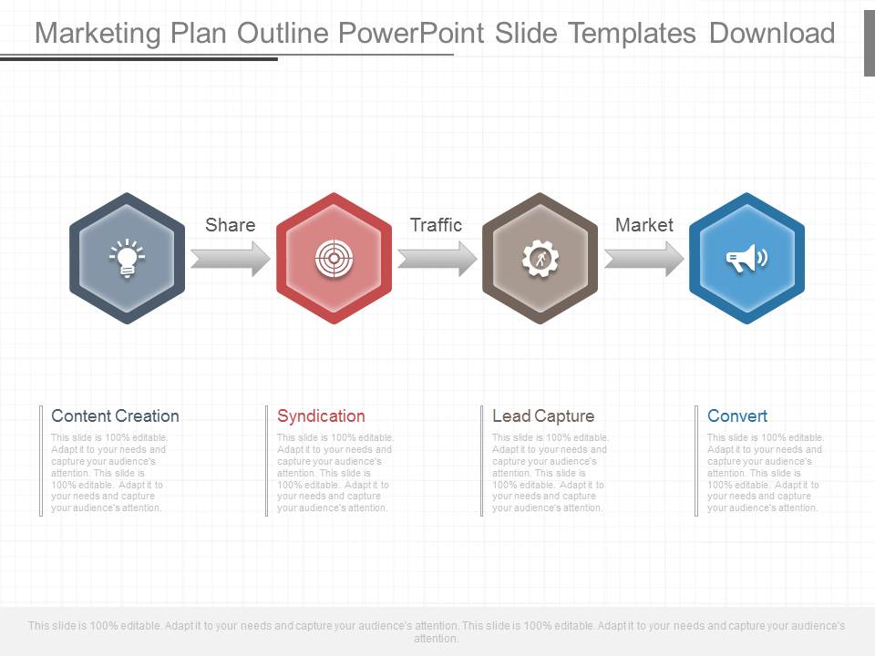 Marketing Plan Outline Powerpoint Slide Templates Download
