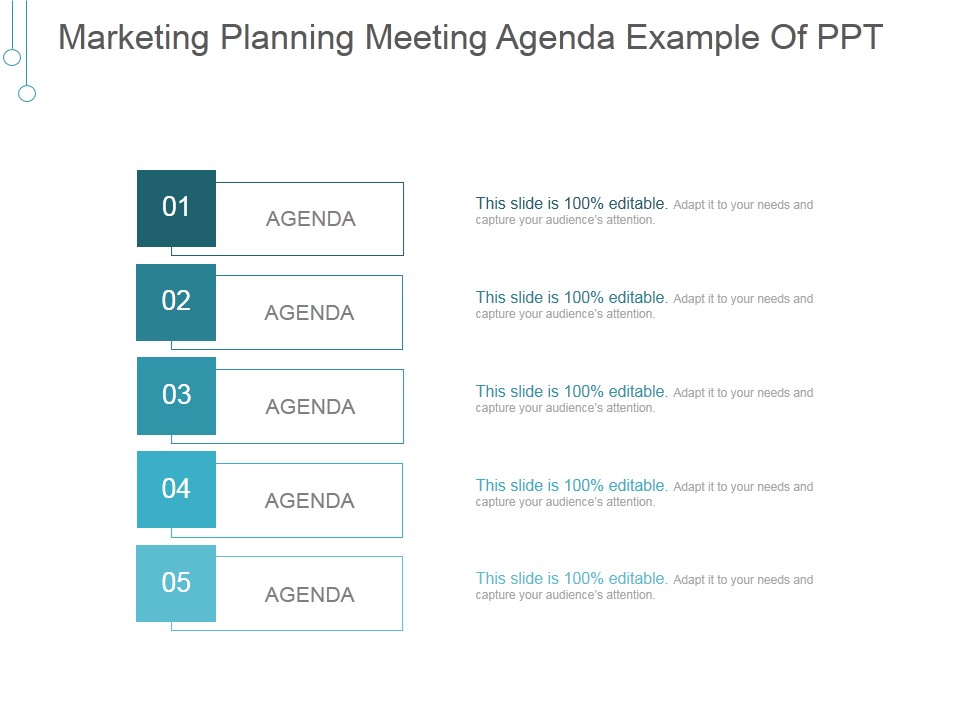 Marketing Planning Meeting Agenda Ppt PowerPoint Presentation Visual Aids