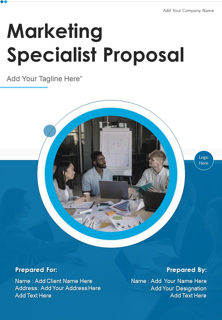 Marketing Specialist Proposal Example Document Report Doc Pdf Ppt