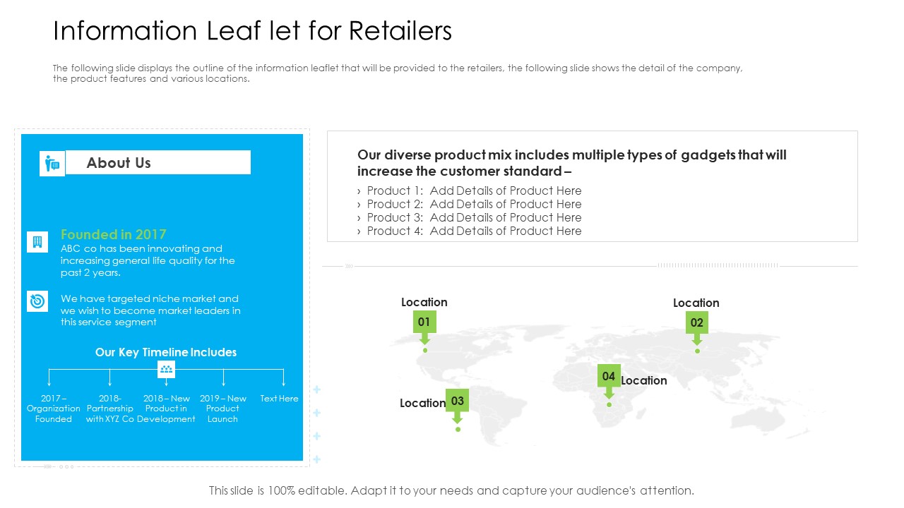 Marketing Techniques Online Offline Commercial Activities Information Leaf Let For Retailers Ideas PDF