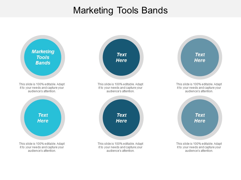 Marketing Tools Bands Ppt PowerPoint Presentation Visual Aids Diagrams Cpb
