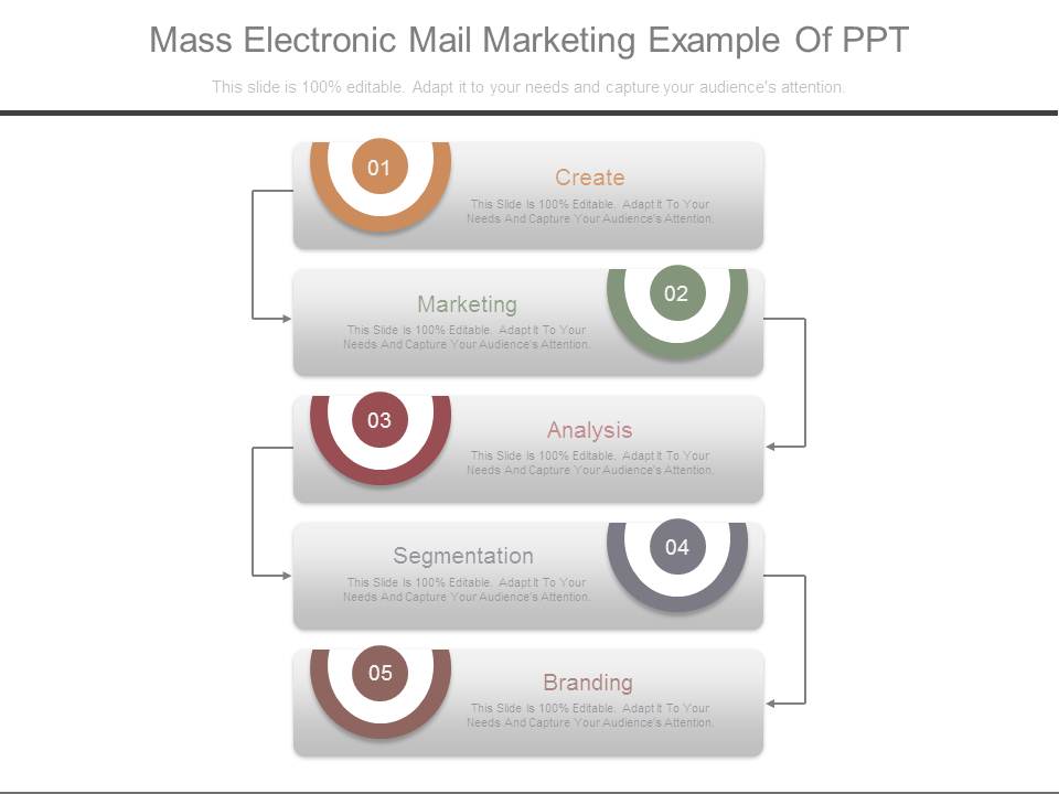 Mass Electronic Mail Marketing Example Of Ppt