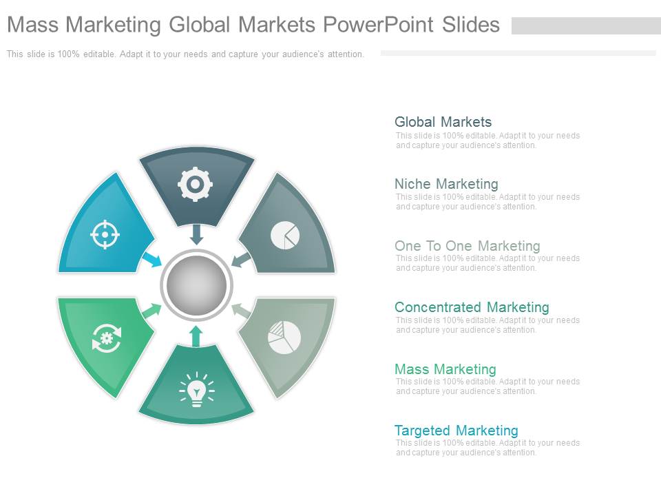 Mass Marketing Global Markets Powerpoint Slides
