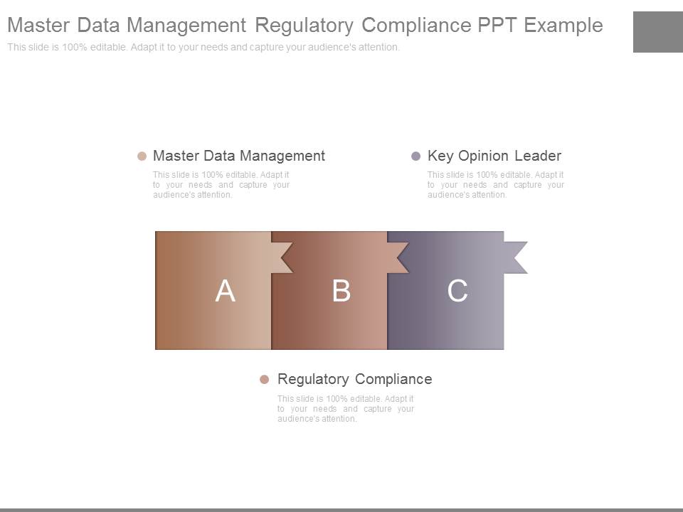 Master Data Management Regulatory Compliance Ppt Example