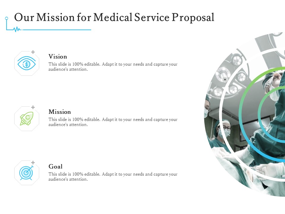 Medical And Healthcare Related Our Mission For Medical Service Proposal Ppt Portfolio Guide PDF