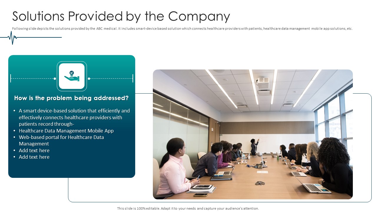Medical Care Solutions Provided By The Company Introduction PDF