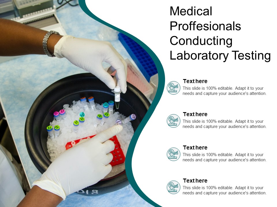 Medical Proffesionals Conducting Laboratory Testing Ppt PowerPoint Presentation File Templates PDF