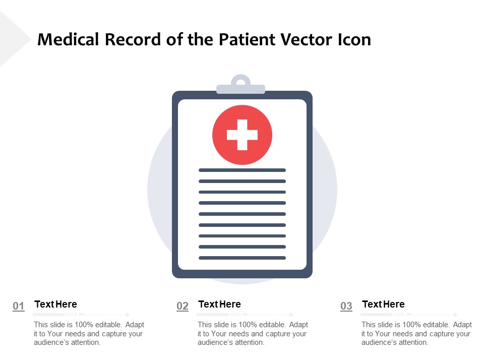 Medical Record Of The Patient Vector Icon Ppt PowerPoint Presentation Styles Show PDF