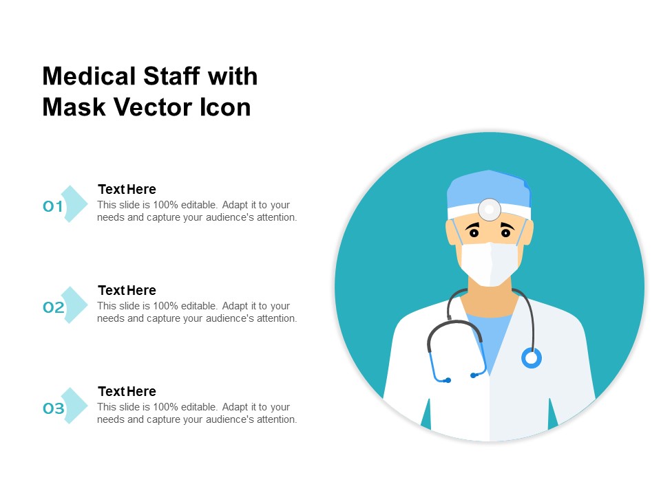 Medical Staff With Mask Vector Icon Ppt PowerPoint Presentation Styles Ideas PDF