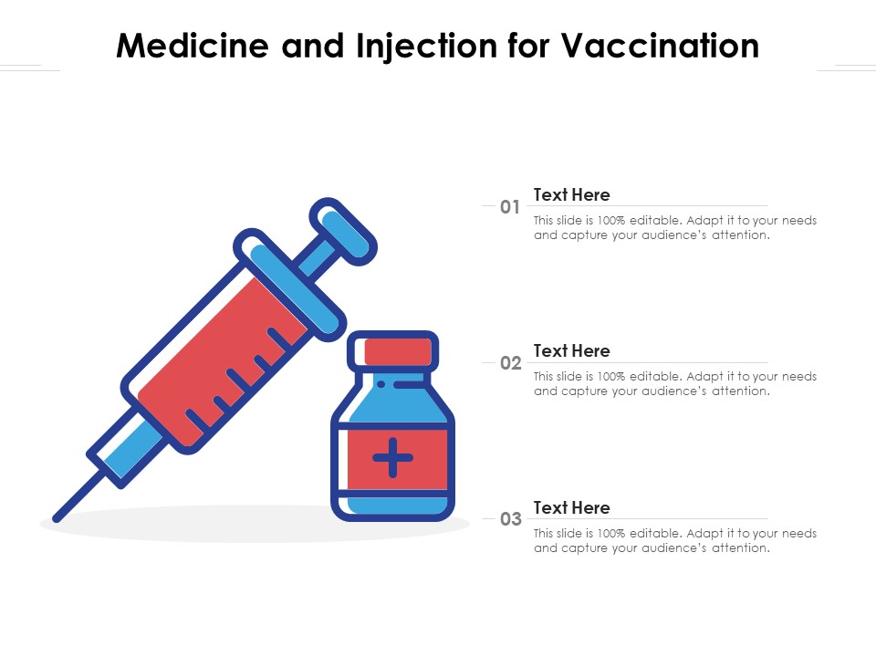 Medicine And Injection For Vaccination Ppt PowerPoint Presentation File Icon PDF