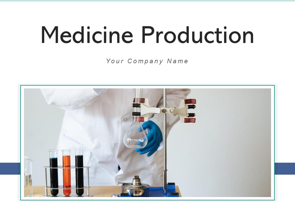 Medicine Production Process Pharmaceutical Ppt PowerPoint Presentation Complete Deck